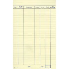 Fiche de Stock Carton inventaire suivi Elve B125D