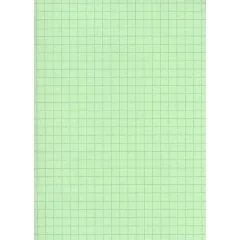 Fiches Bristol A5 - 148 x 210 mm - Vert quadrillé ELVE