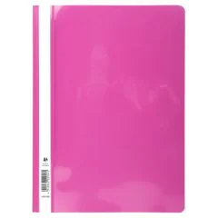 EXACOMPTA 439712B Chemises de présentation à lamelles en PVC - Rose