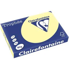 Ramette de papier Trophée de 500 feuilles A3 - Jaune : CLAIREFONTAINE Visuel