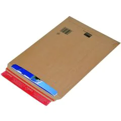 Pochette d'expédition en carton - Marron - B4 303 x 413 mm : COLOMPAC Visuel
