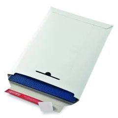Pochette d'expédition en carton - Blanc - A4 240 x 315 mm : COLOMPAC image