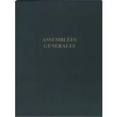 Registre - Assemblées Générales  D70 elve