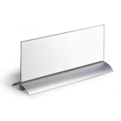Photo DURABLE 8203-19 : Chevalet porte-nom - Desk Presenter - 297 x 105 mm