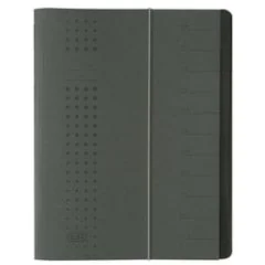 ELBA 400001032 : Trieur à élastique 12 compartiments - Anthracite