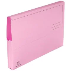 Lot de 50 Chemises à poche - Rose pastel : EXACOMPTA SUPER Visuel