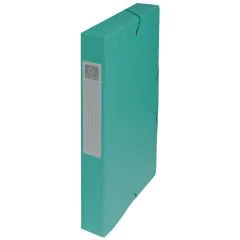 Boîte de classement Carte lustrée - Dos 40 mm - Vert EXACOMPTA Visuel