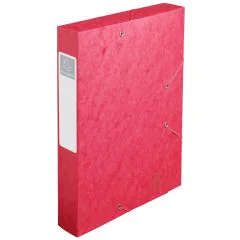 Boîte de classement Cartobox - Dos 60 mm - Rouge : EXACOMPTA Image