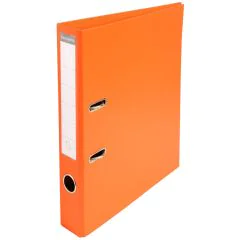 Classeur à levier en PVC - Dos de 50 mm - Orange EXACOMPTA Visuel