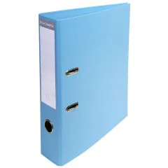 Classeur à levier en PVC - Dos de 70 mm - Bleu clair EXACOMPTA Image