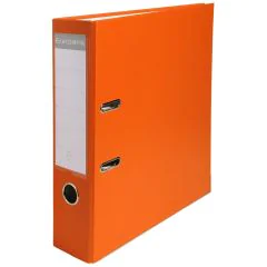 Classeur à levier en PP - Dos de 80 mm - Orange EXACOMPTA Photo