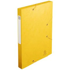 Boîte de classement Cartobox - Dos 25 mm - Jaune : EXACOMPTA Image