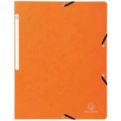 Chemise à élastiques sans rabat - Orange : EXACOMPTA Image