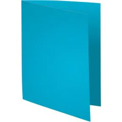 Lot de 100 Chemises pour dossiers A4 SUPER 160 - Bleu clair EXACOMPTA Visuel