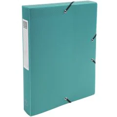 EXACOMPTA : Boîtes de classement PP Exabox  - Dos 40 mm - Vert fermée