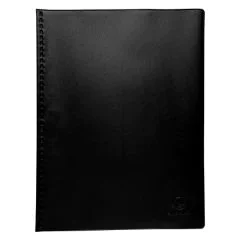 88021E Protège-documents Vega de 20 vues - Noir EXACOMPTA 