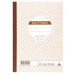 FACTURE Carnet autocopiant Dupli - 210 x 148 mm 1222D Le Dauphin