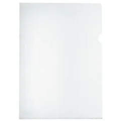 Lot de 100 Pochettes à coins A4 - PP 0,11 - Transparent : HERLITZ Visuel