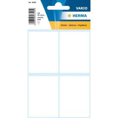 HERMA : Lot de 28 étiquettes adhésives - 40,0 x 55,0 mm - Blanc