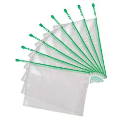 Photo Sac à fermeture éclair A4 - 330 x 240 mm - Vert TARIFOLD