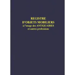 Livre de police obligatoire pour antiquaires, brocanteurs 1413 ELVE