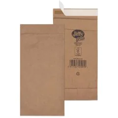 Lot de 200 Pochettes d'expédition matelassées JIFFY - 135 x 229 mm : MAIL MEDIA Visuel