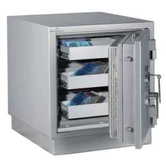 HARTMANN Media Protect 59 : Armoire ignifuge magnétique ouvert 1 heure - Serrure à clés - 59 L