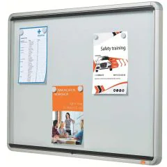 Photo Vitrine pour l'extérieur - Surface magnétique - 12 feuilles A4 : NOBO 1902581
