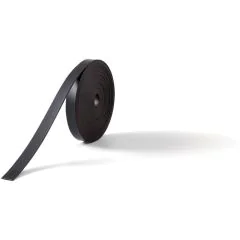 Bande magnétique - 10 mm x 5 m - Noir : NOBO Visuel