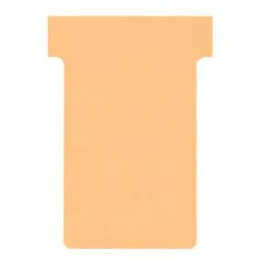 Fiches T - Indice 2 / 60 mm - Beige : NOBO Lot de 100 visuel
