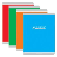 Photo Cahier 32 pages - Grands carreaux - 170 x 220 mm CONQUERANT Image