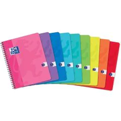 Photo Cahier à spirale - 100 pages - 170 x 220 mm : OXFORD