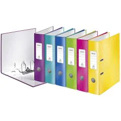 Photo Classeur à levier WOW - Dos 80 mm - Assortiment : LEITZ 1005-10-99