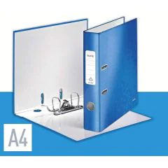Photo Classeur à levier et 2 anneaux - Dos 50 mm - Bleu LEITZ WOW