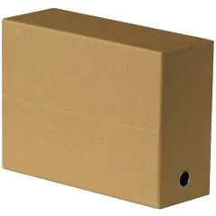 Photo Boîte de classement - Dos 90 mm - Havane ELBA 100725573