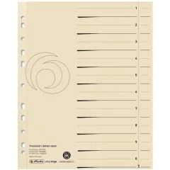 Photo Intercalaires en carton 240 x 300 mm - Chamois HERLITZ 10840205