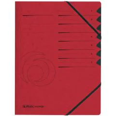 Photo Trieur à élastiques 7 compartiments - Rouge HERLITZ 10843068