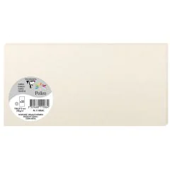 Photo POLLEN Carte DL Ivoire irisé 106 x 213 mm 11586C Clairefontaine