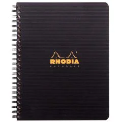 Photo Cahier à spirale - 160 pages lignées - 160 x 210 mm RHODIA Note Book