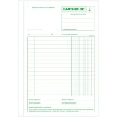 Photo FACTURES Carnet 210 x 148 mm - Autocopiant Dupli EXACOMPTA