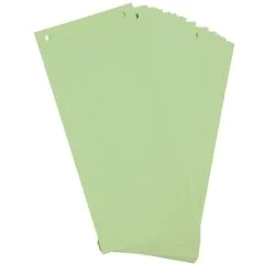Photo Intercalaires bristol - 240 x 105 mm - Vert EXACOMPTA Image
