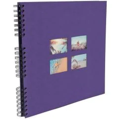 Photo Album photos à spirales - 320 x 320 mm - Violet EXACOMPTA Milano