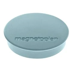 Photo Lot de 10 Aimants ronds Discofix - 30 mm - Bleu : MAGNETOPLAN 1664203