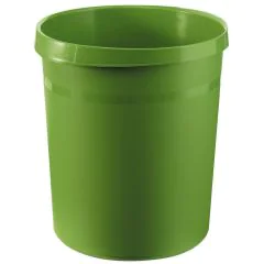 Photo Corbeille à papier Verte 18 litres GRIP HAN 18190-05 Poubelle