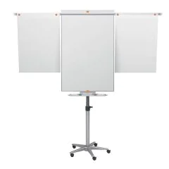 Photo Chevalet de conférence Piranha mobile - 700 x 1000 mm : NOBO 1901920