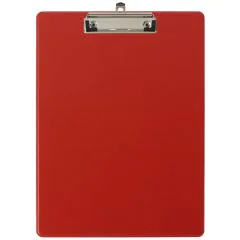Photo Porte-bloc à pince avec pochette arrière - Format A4 - Rouge EXACOMPTA Image