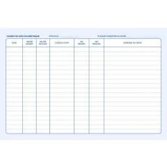 Photo Carnet de bord véhicule Suivi kilométrique 297 x 210 mm ELVE 2094 modèle