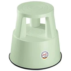 Photo Tabouret marche pied à roulettes - Vert pâle WEDO