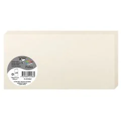 Photo POLLEN : Carte double de papier - Format DL - Ivoire irisé 22586C