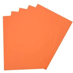 Caoutchouc mousse - Orange - 290 x 400 mm : FOLIA Image